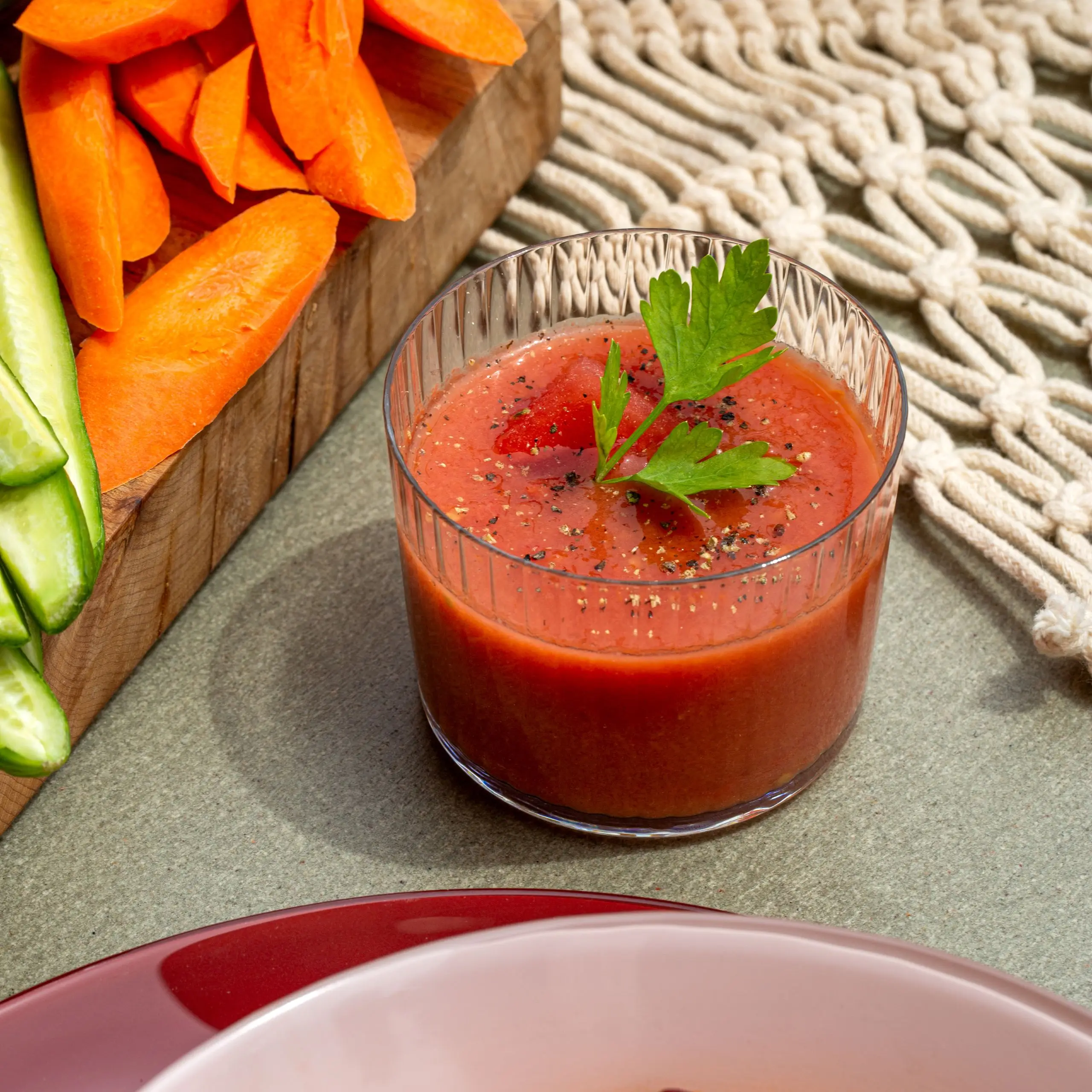 Gazpacho de Tomate-Watermelon