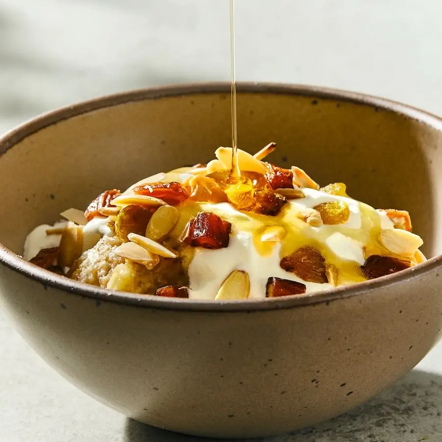 Masoub (Banana e pudim de pão sírio)