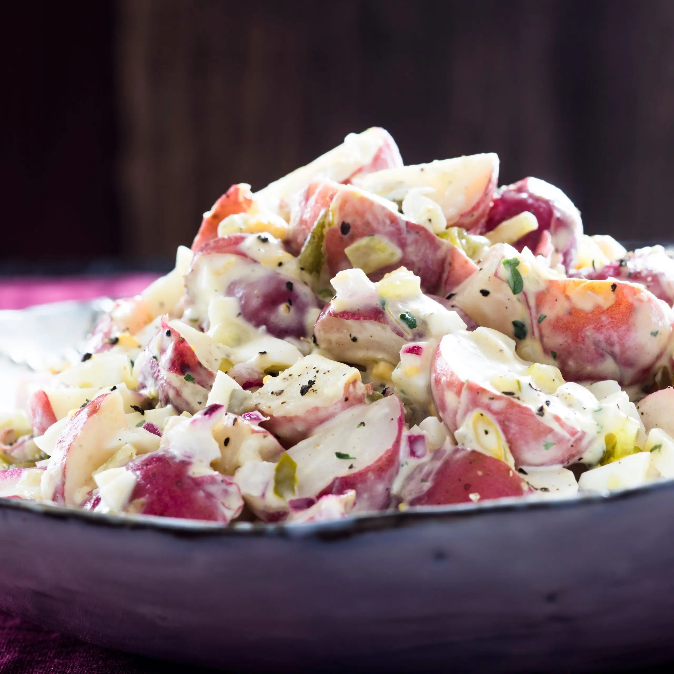 Sałatka ze słodkich ziemniaków picles