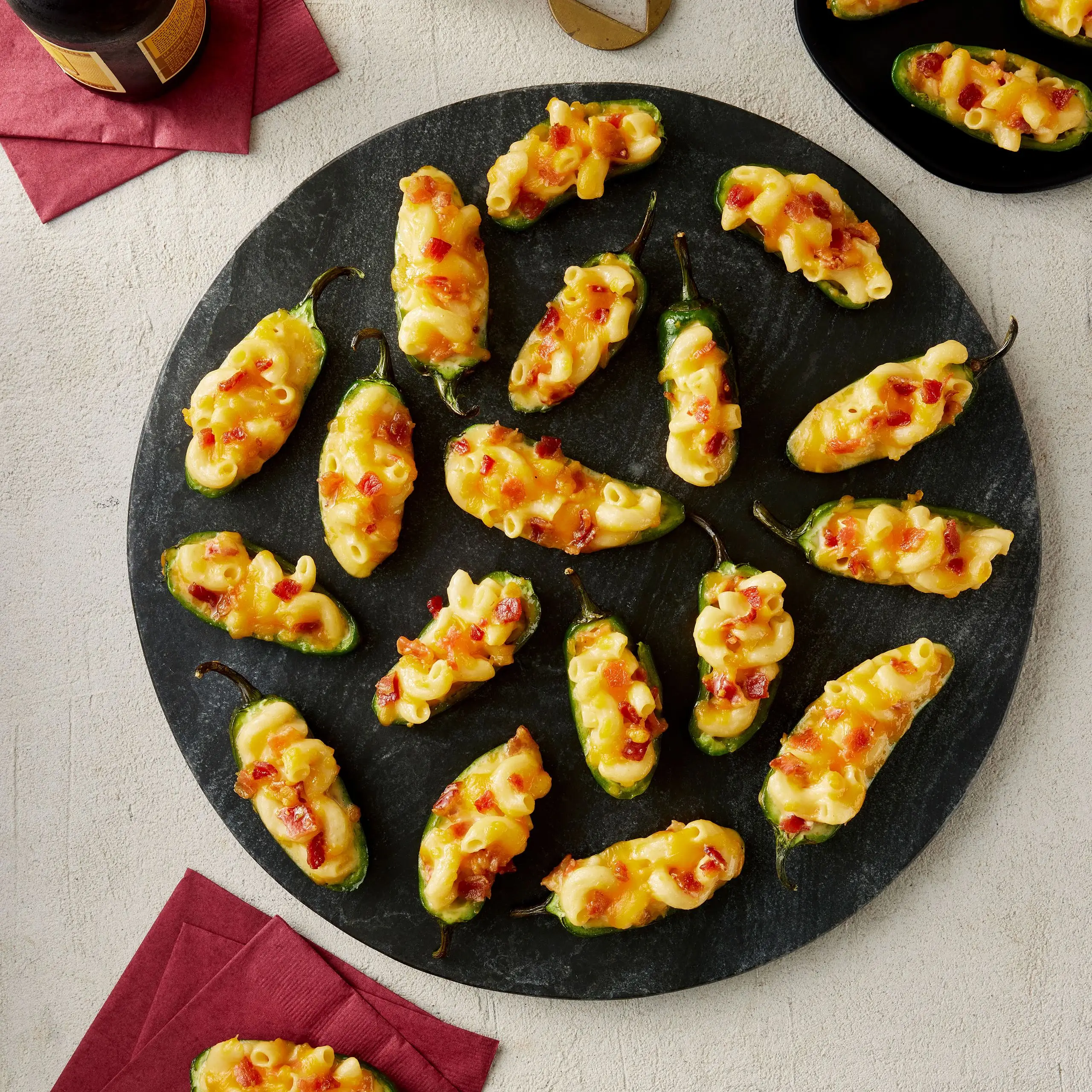 Bacon Mac 'n' Cheese Jalapeño Bites