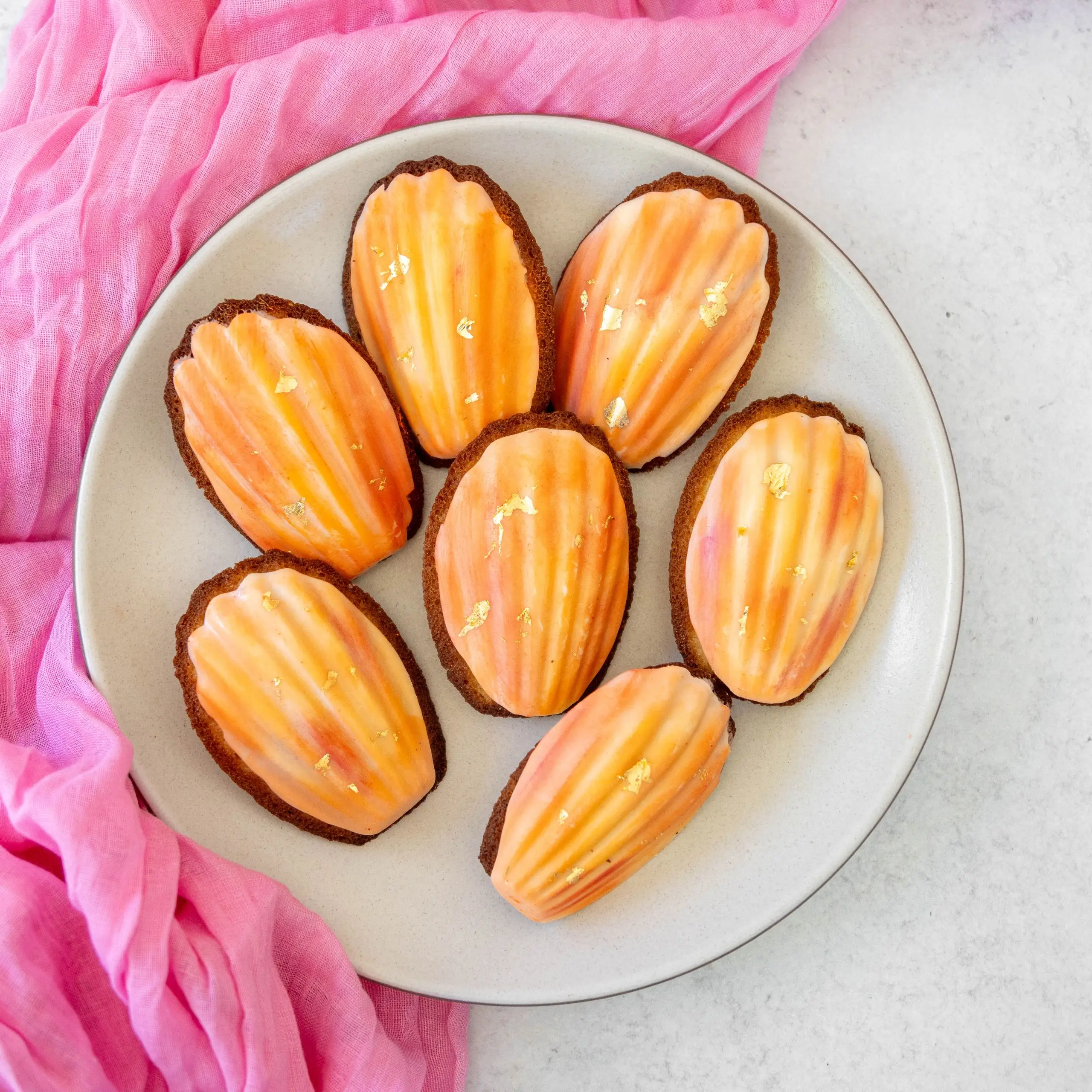 Açafrão Madeleines