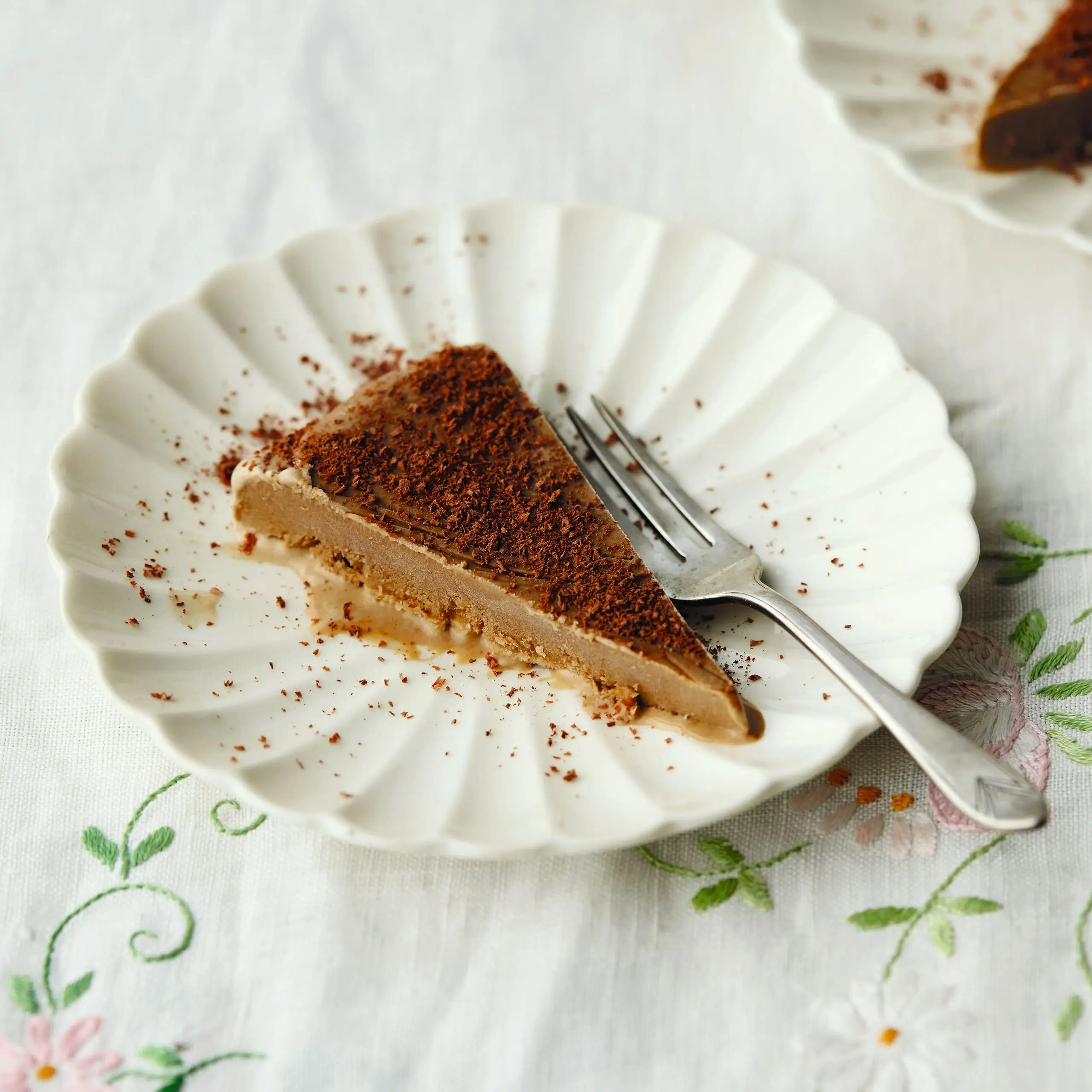 Parfait de café com chocolate escuro