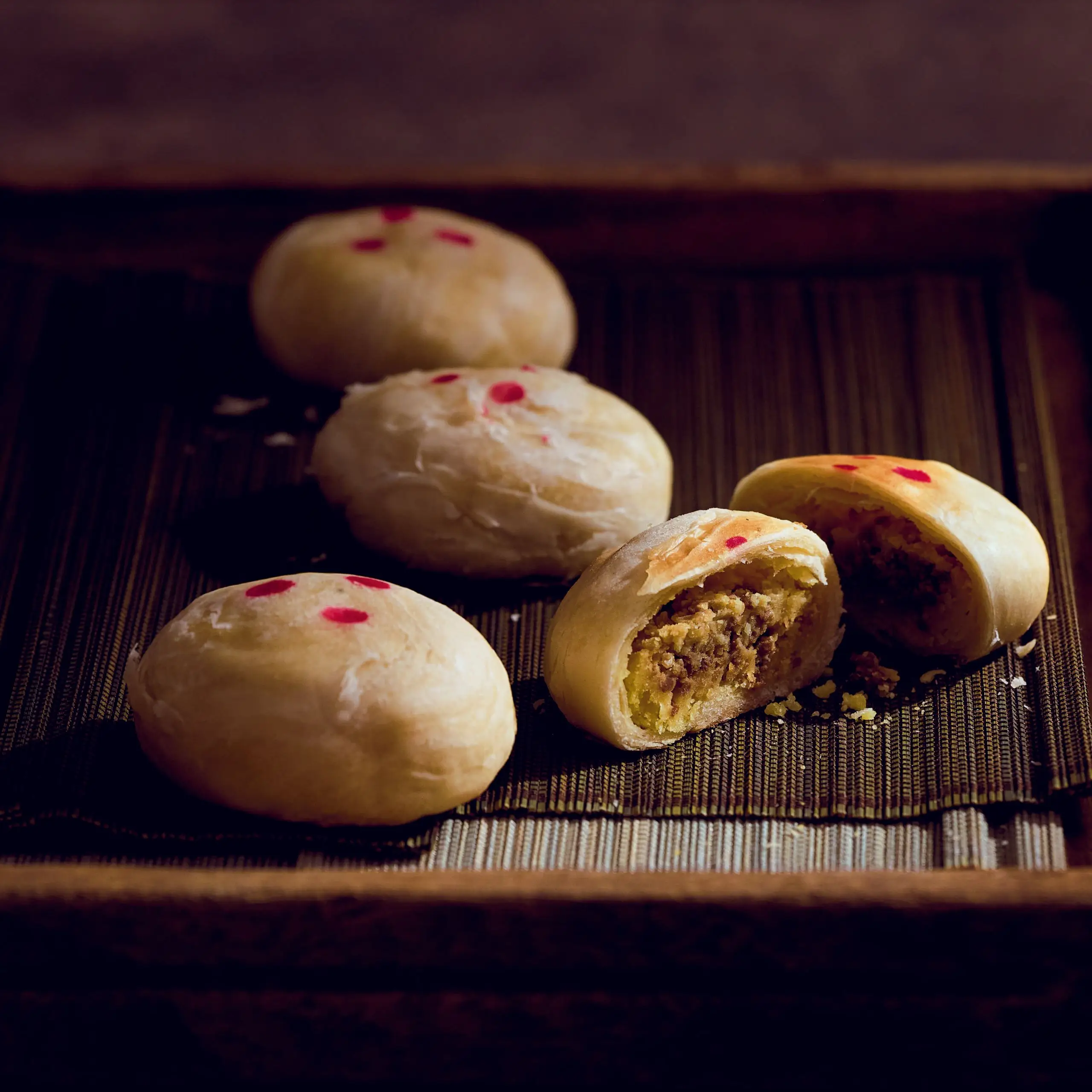 Mung Bean Pork MoonCake