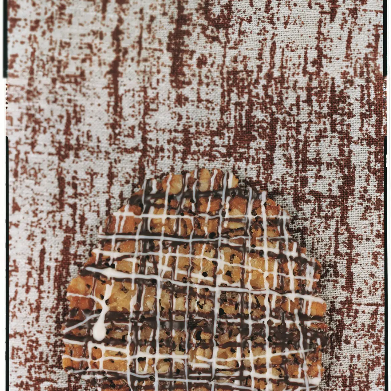 Biscoitos de renda de aveia de coco