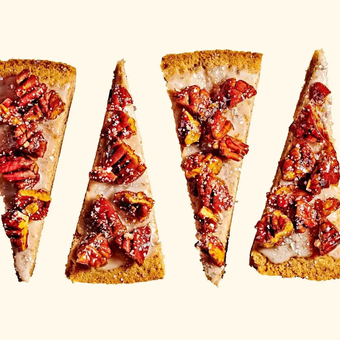 Biscoitos de frigideira de pecã de manteiga