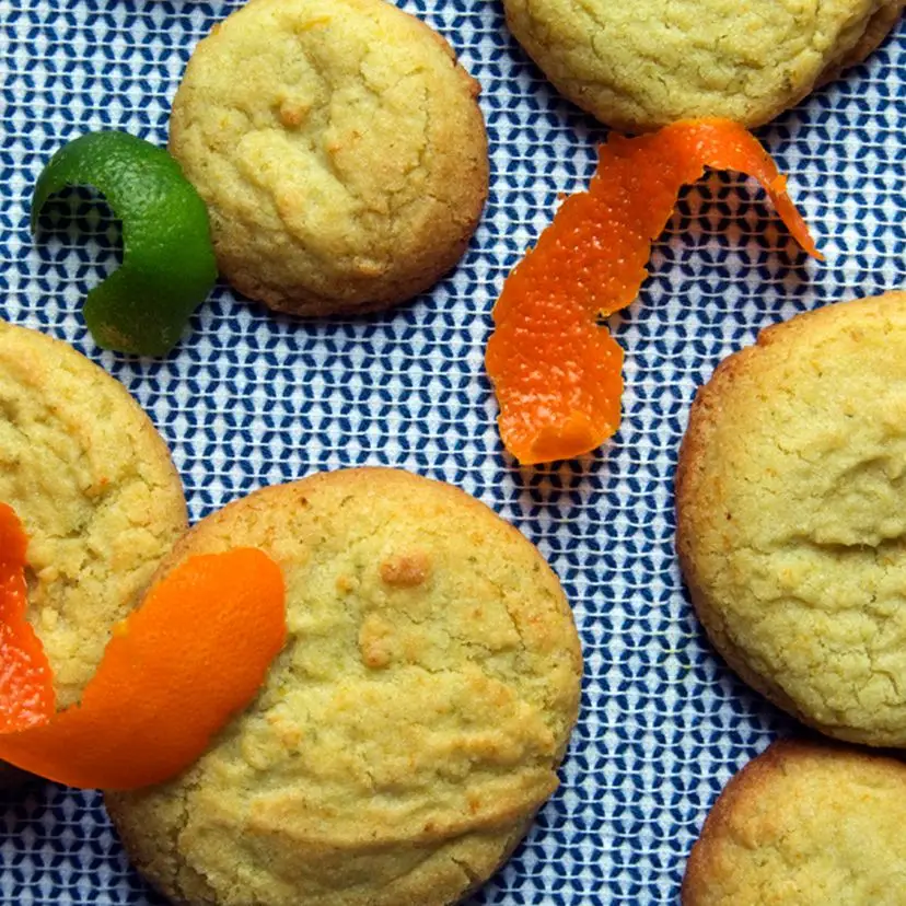 Biscoitos cítricos