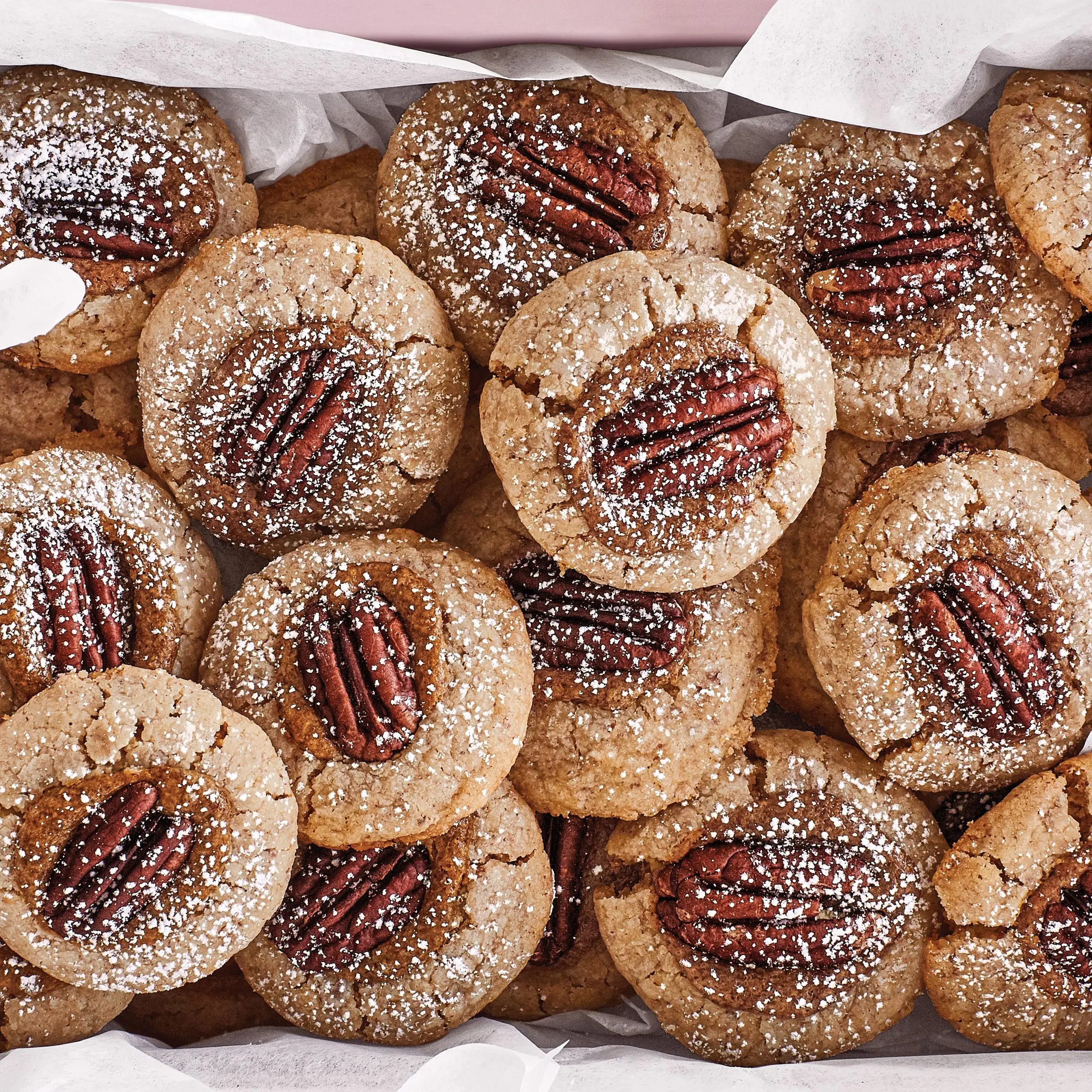 Double Pecan Thumbprints