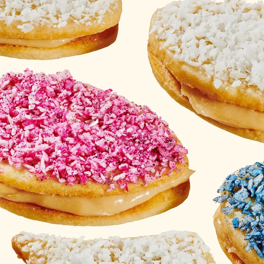 Alfajores com Coconut Dulce de Leche