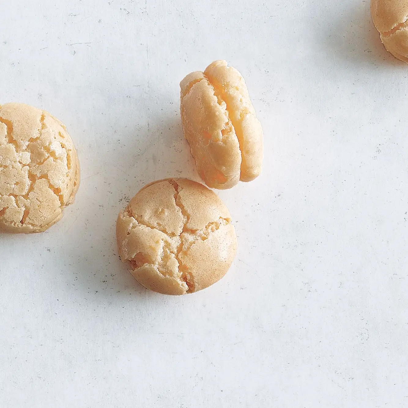 Biscoitos de sanduíche em Chewy Amaretti