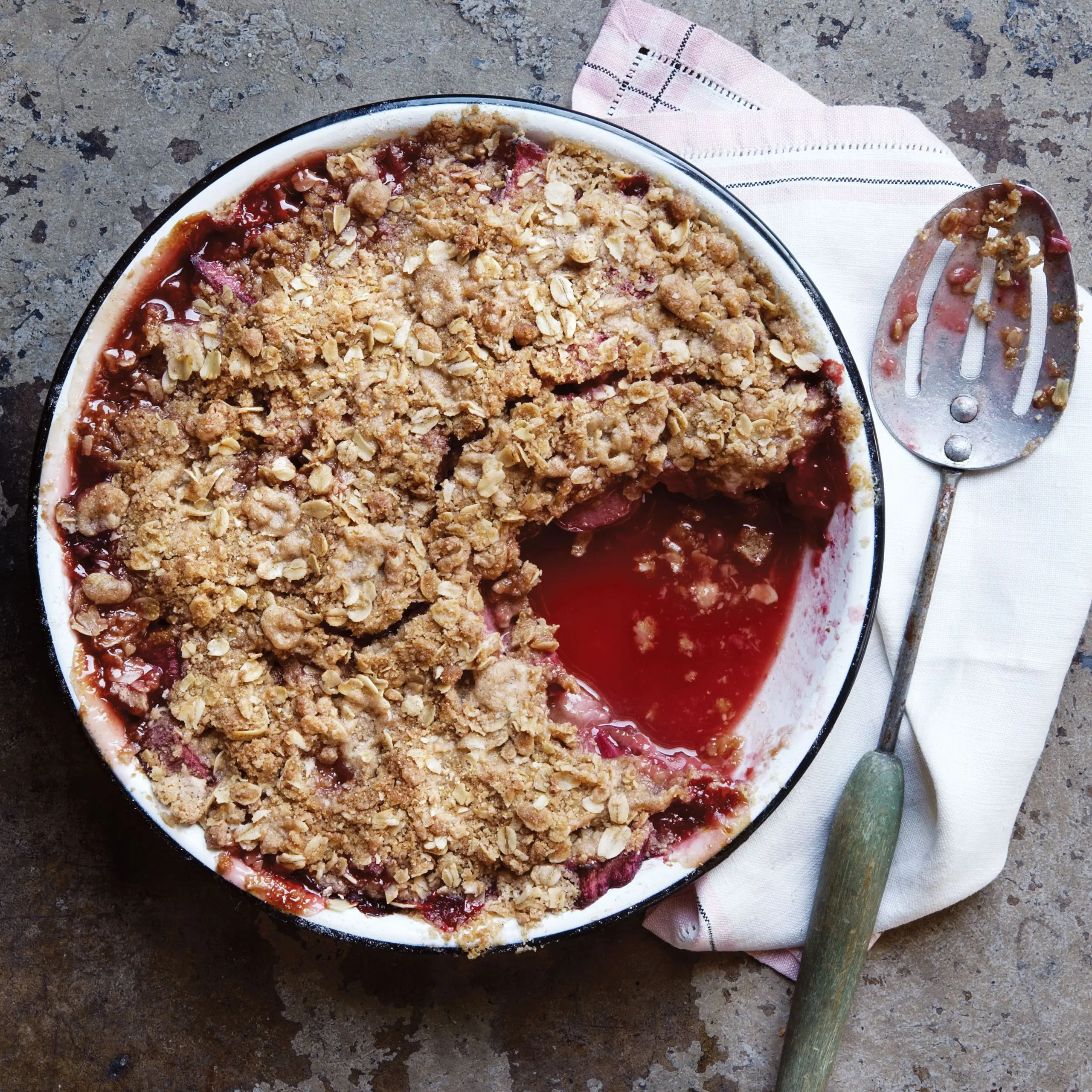 Strawberry-Rhubarb Crisp