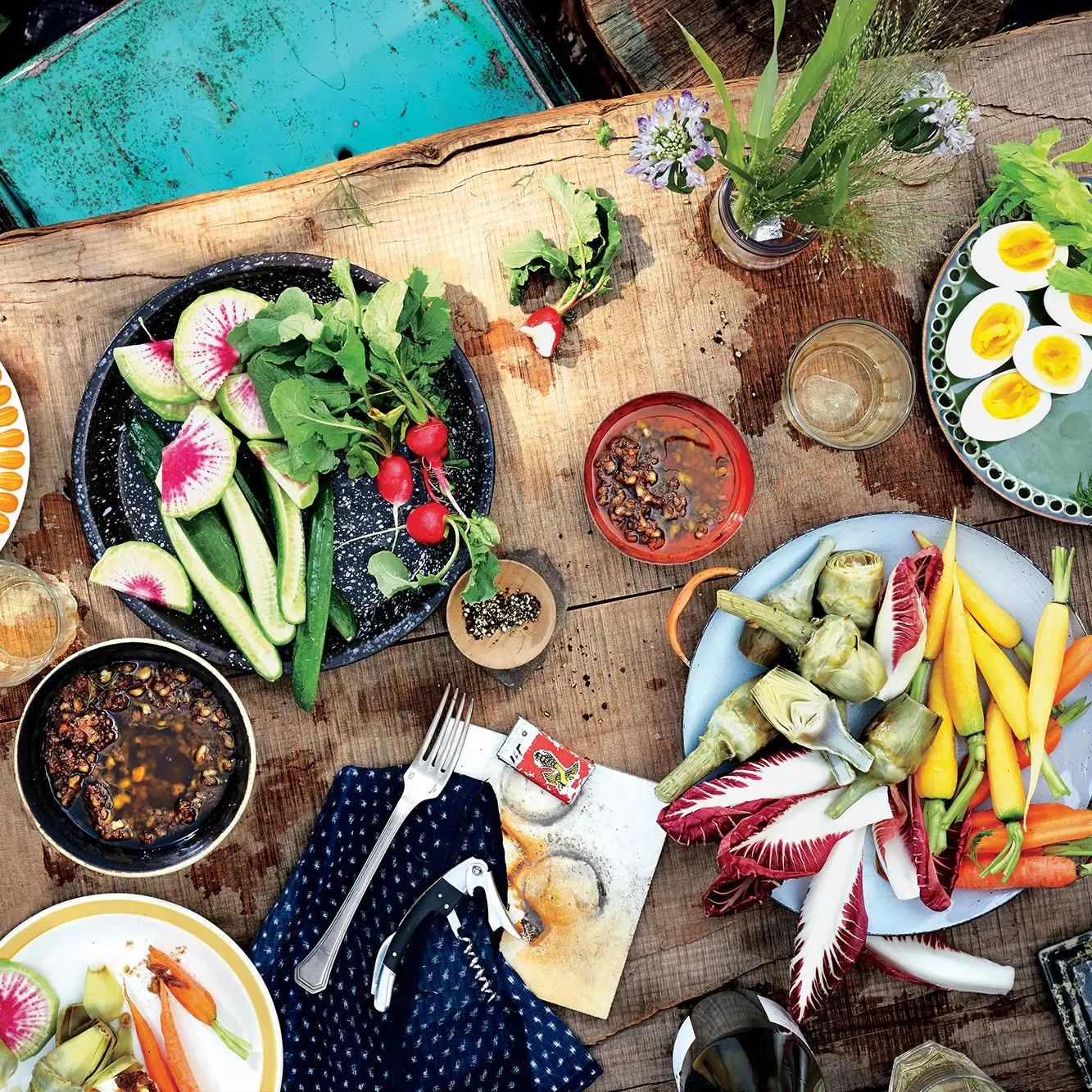 Cruelas de verão com Bagna wauc