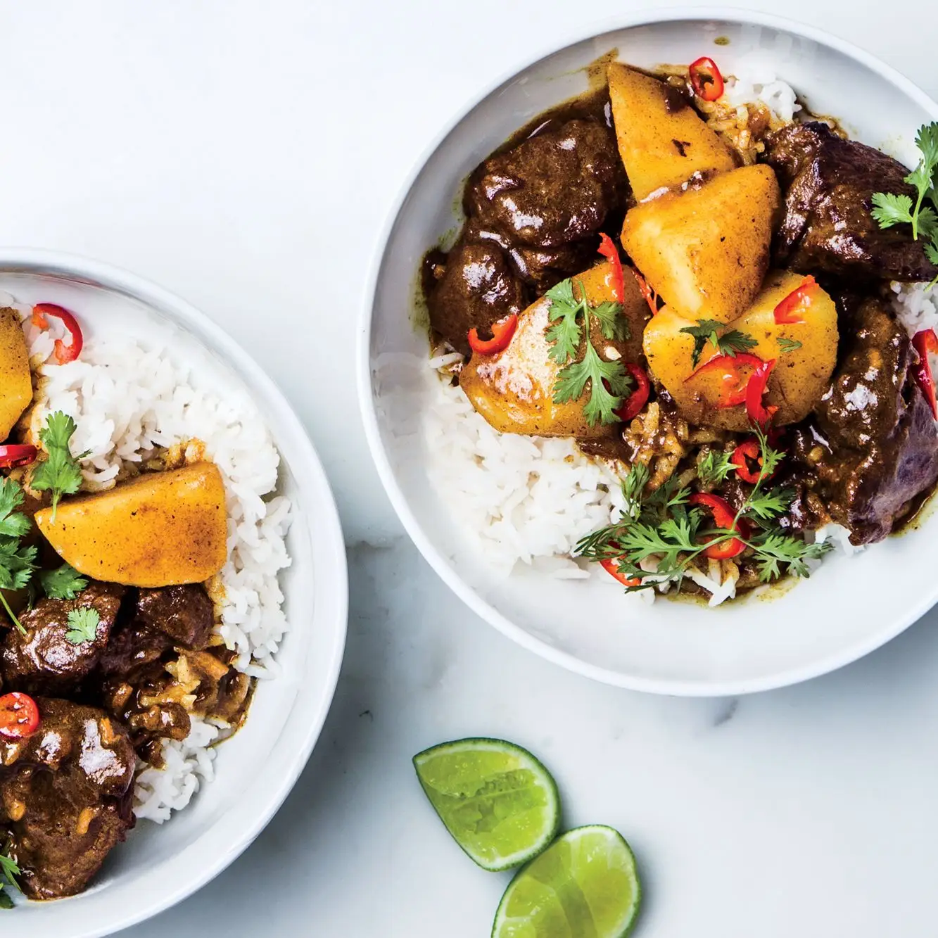 Curry de carne bovina de coco