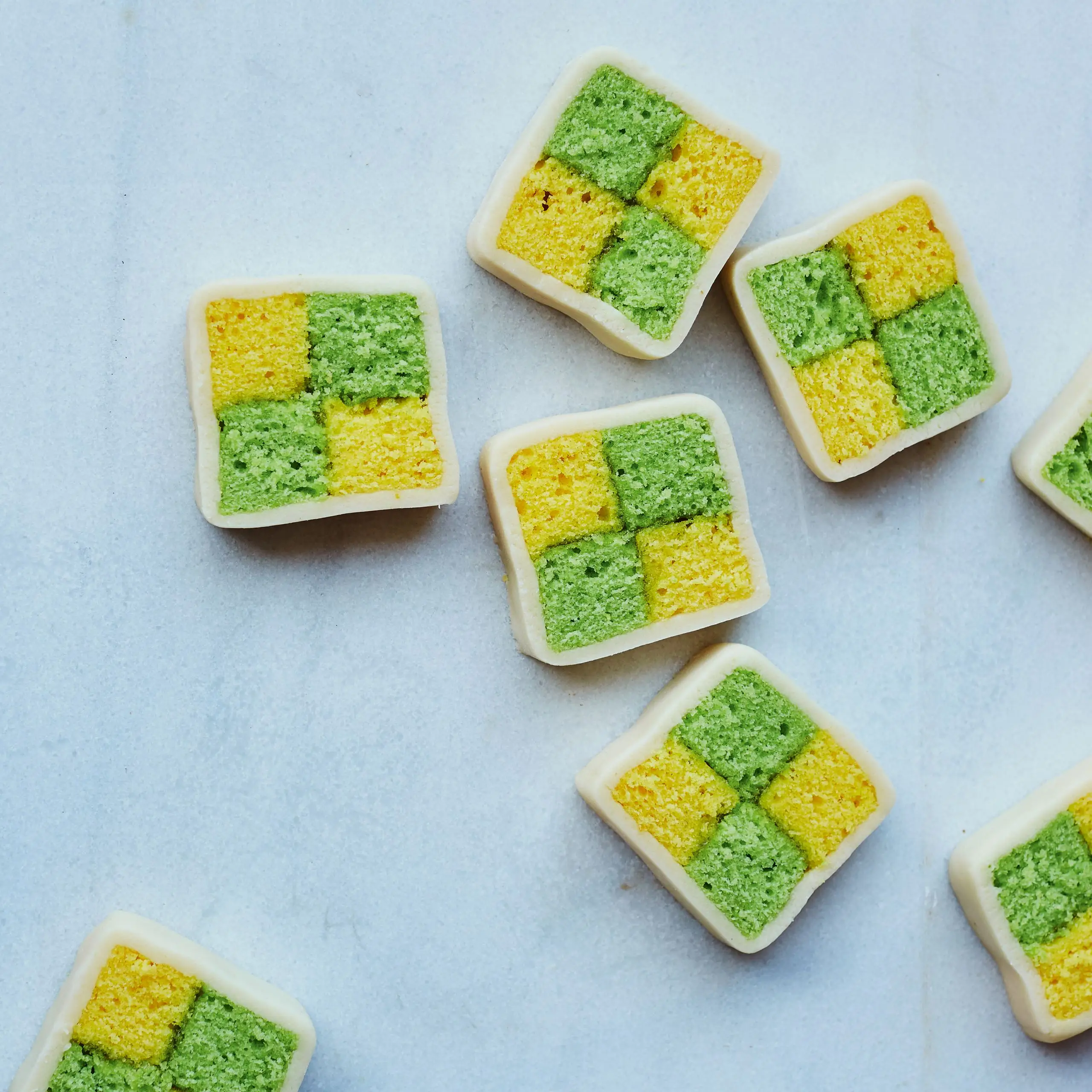 Limão e limão Battenberg