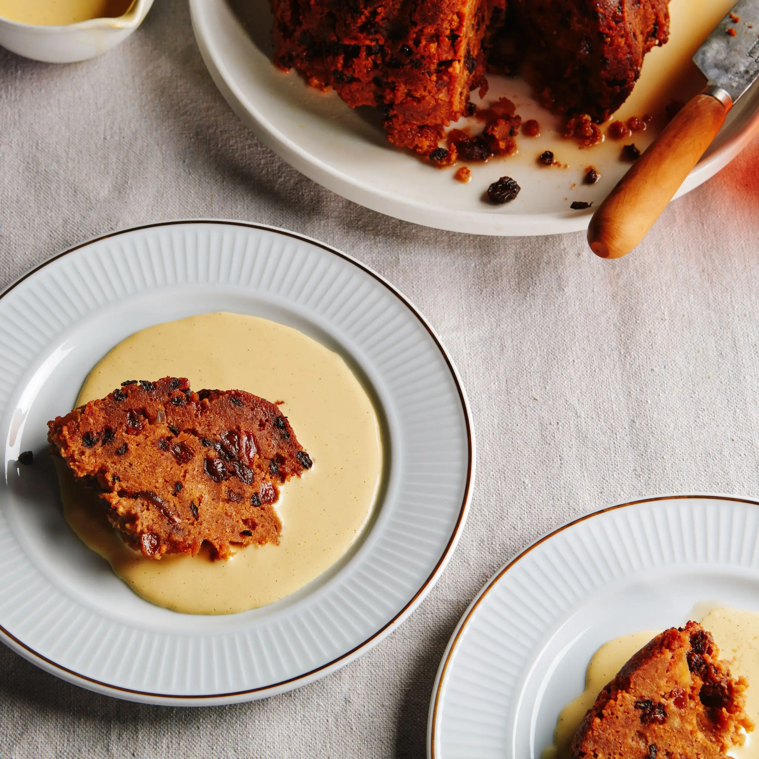 Pudim de ameixa em inglês excelente