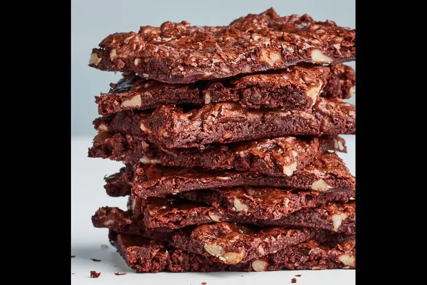 Brownie de folha de lençol