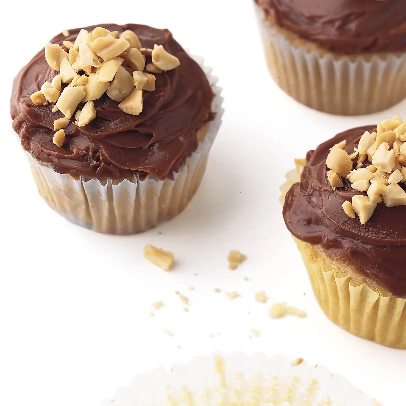 Cupcakes de manteiga de amendoim