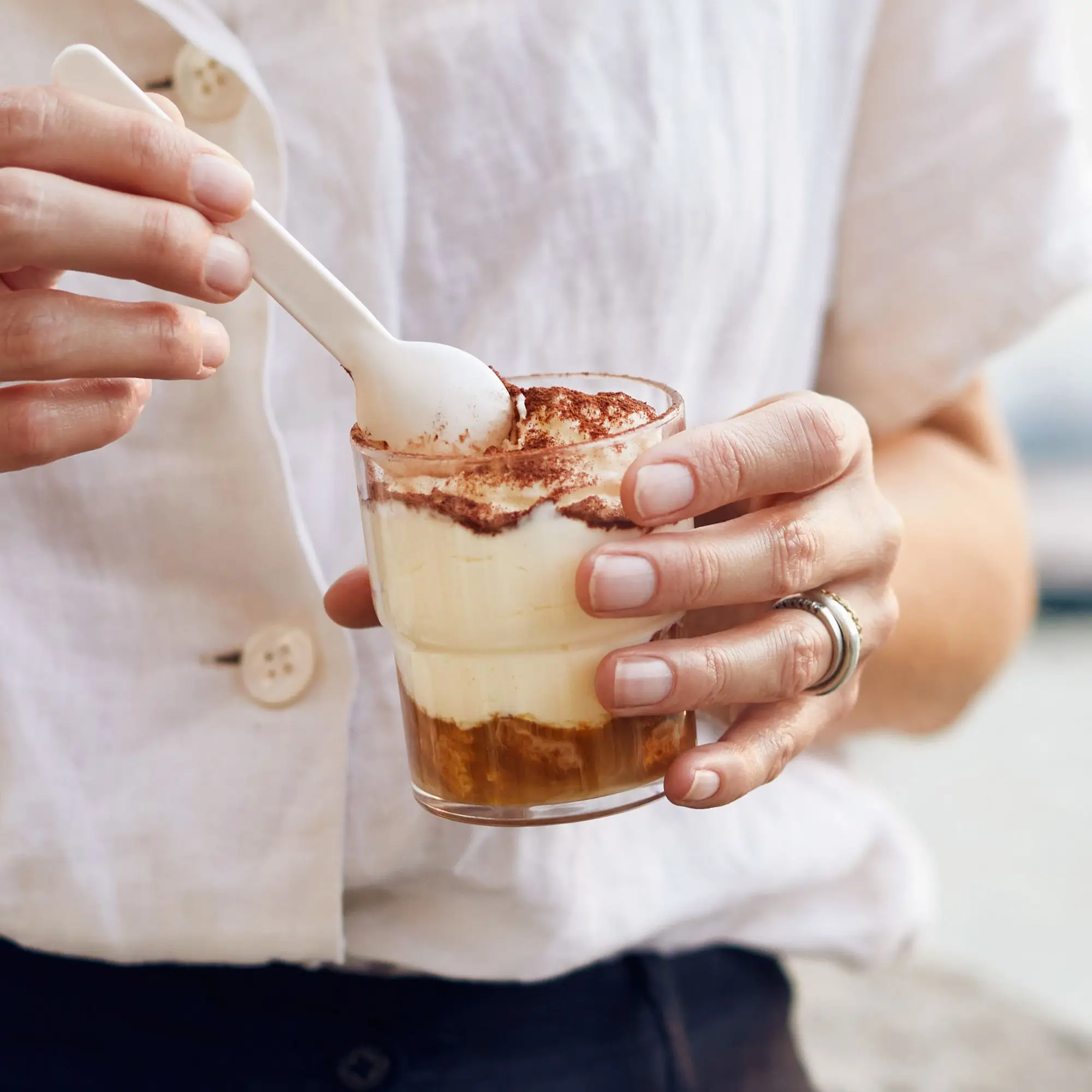 Tiramisu com biscoitos Amaretti
