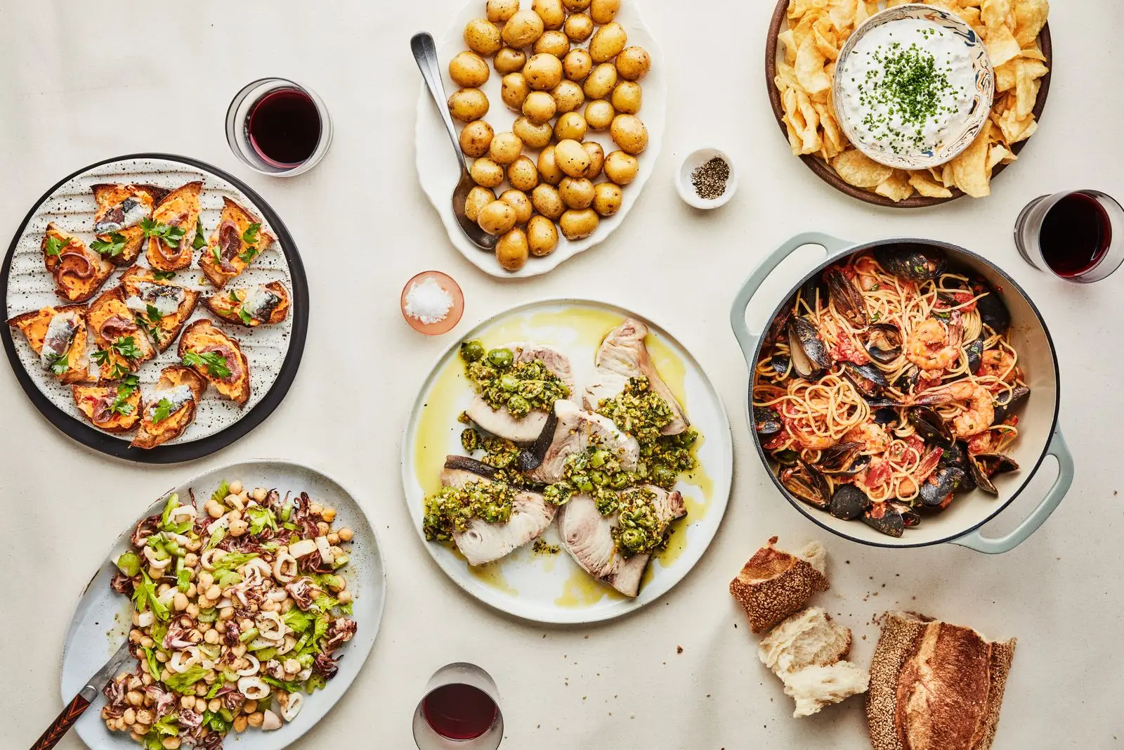 This image may contain Food Lunch Meal Dinner Supper Plant and Dish