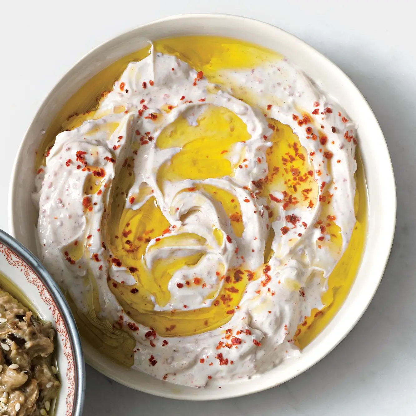 Labneh com especiarias