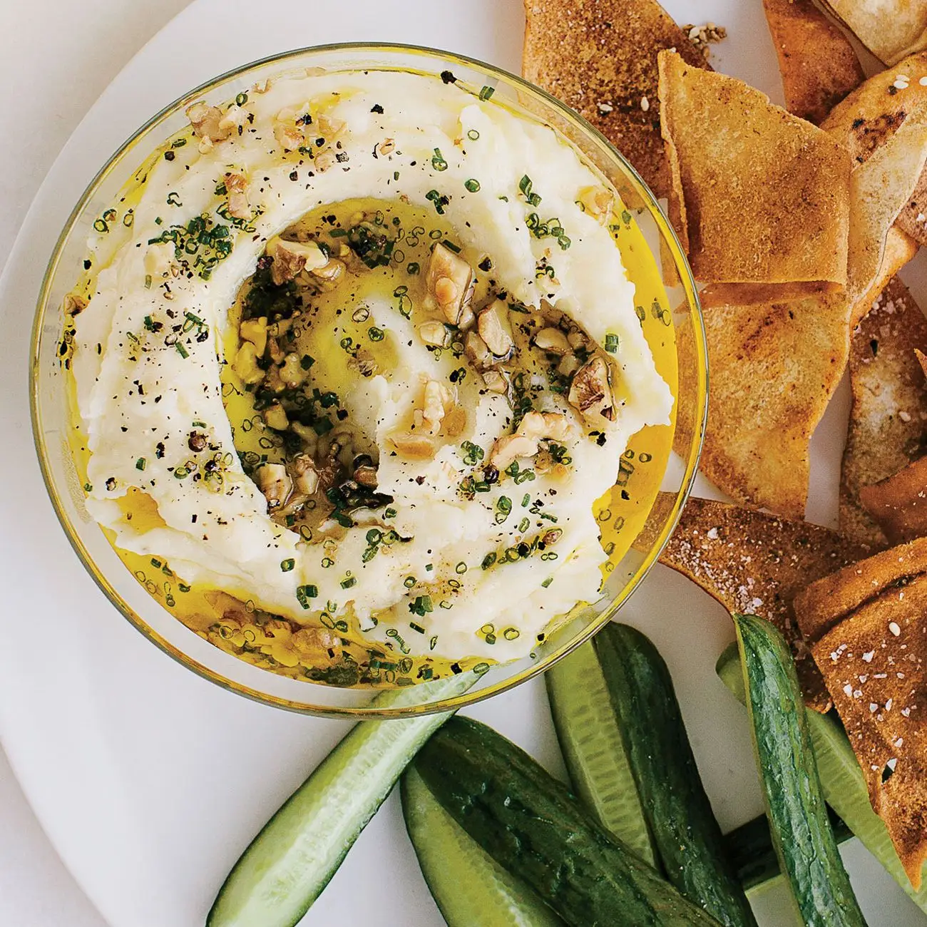 Purê de batata skordalia