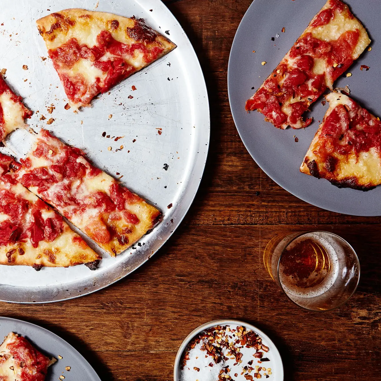 Massa de pizza do processador de alimentos