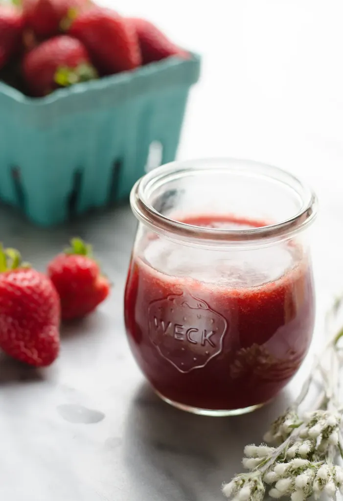 Homemade Strawberry Syrup for Strawberry Milk' title='Homemade Strawberry Syrup for Strawberry Milk