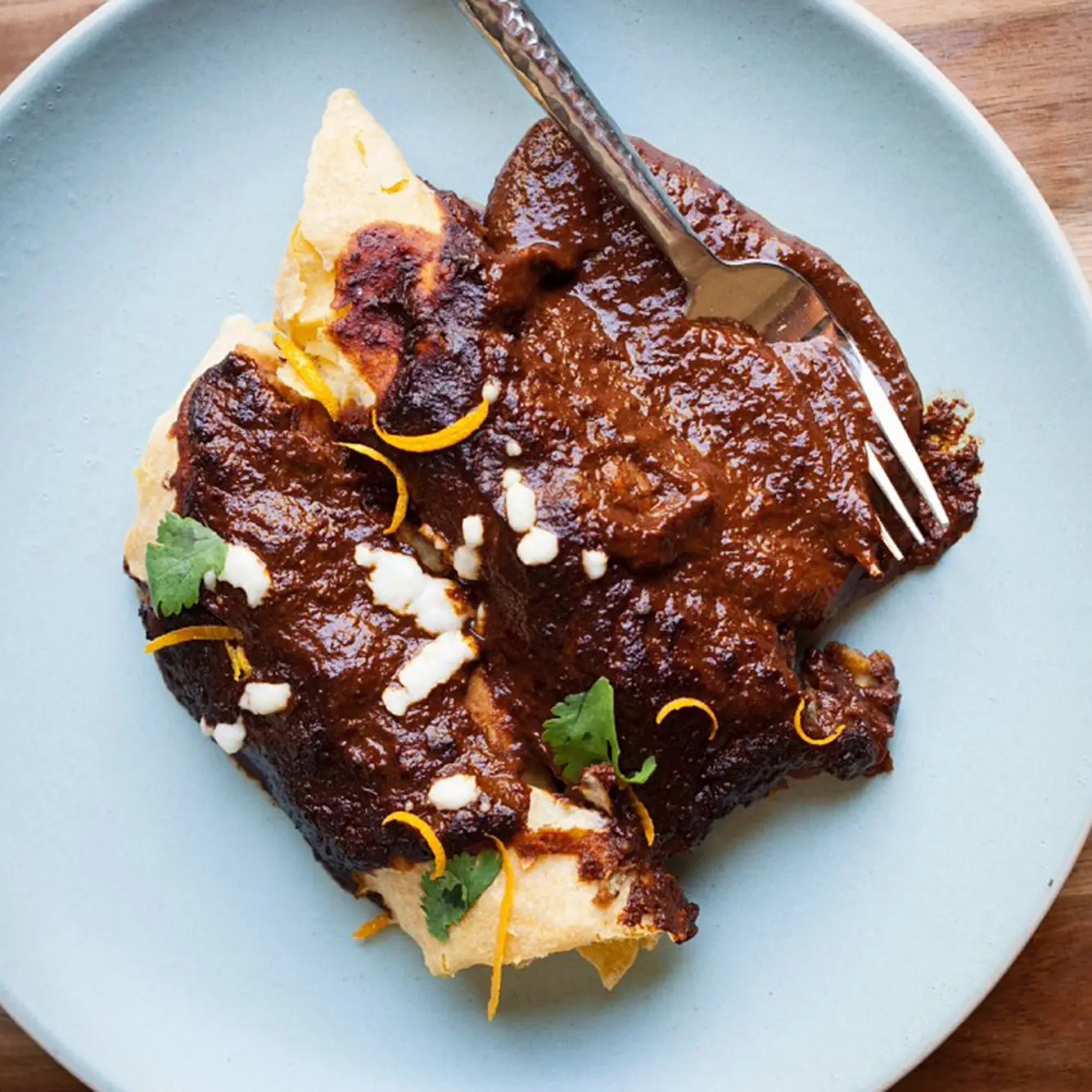 Enchiladas de frango vermelho-potro instantâneo