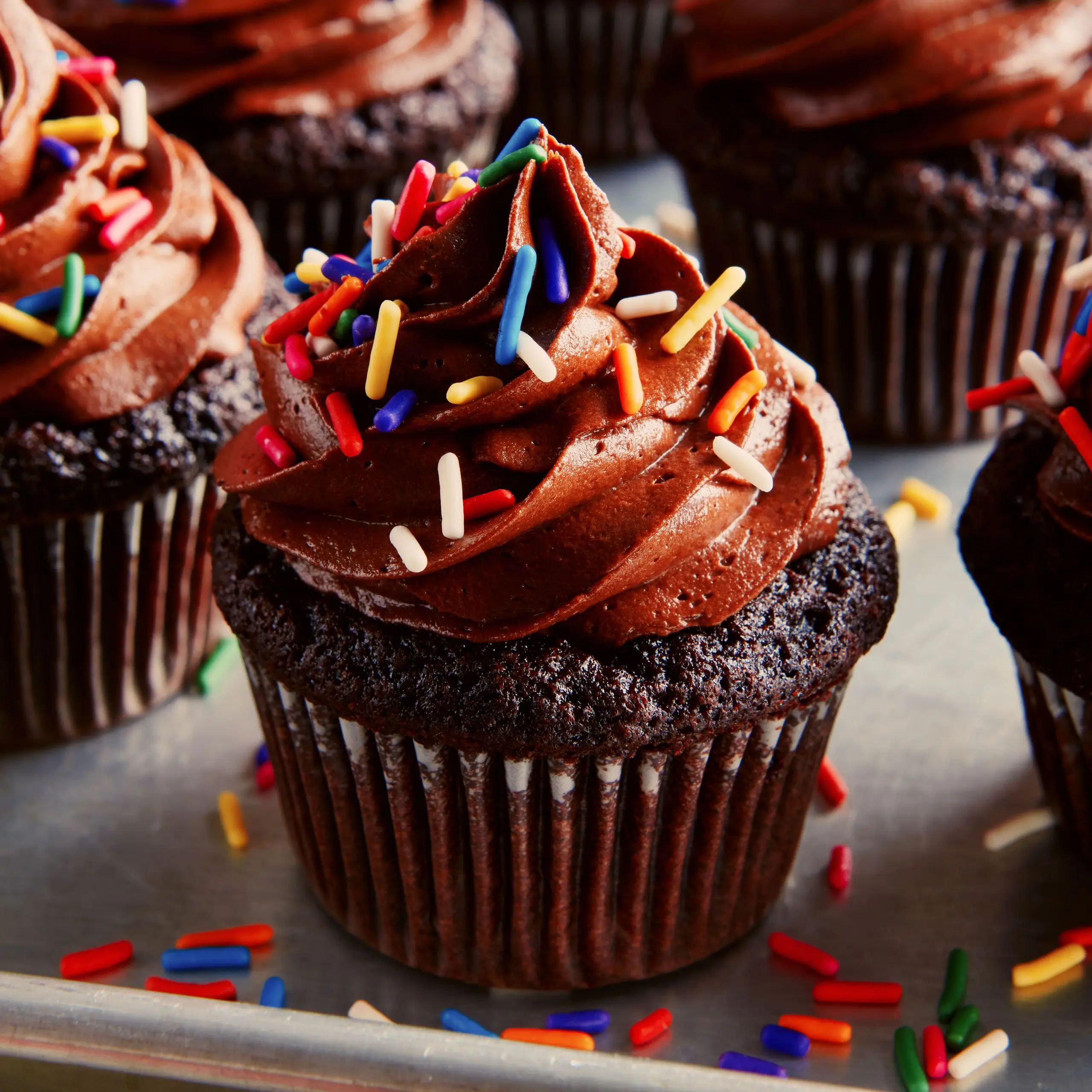 Cupcakes de chocolate