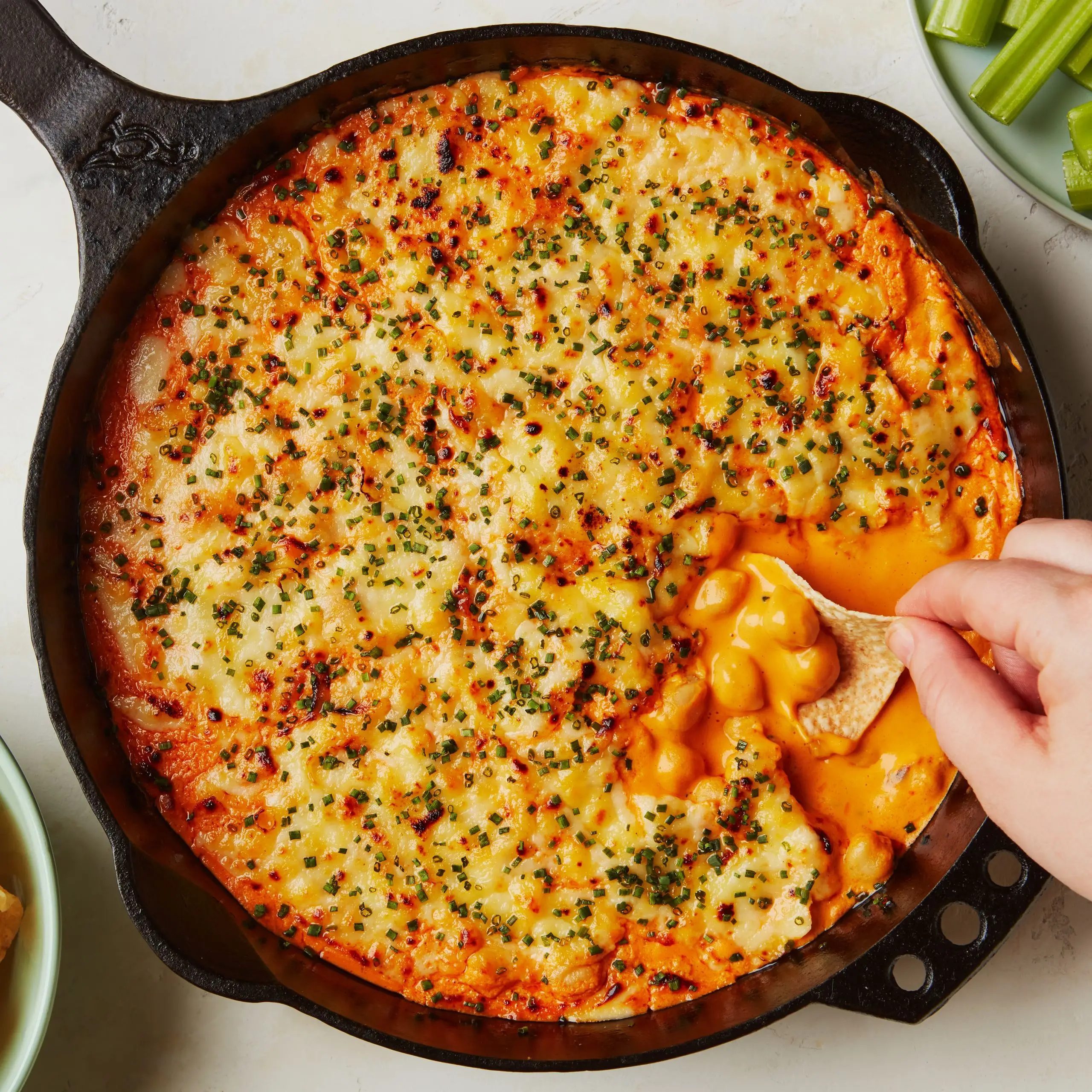 Dip buffalo grão de bico