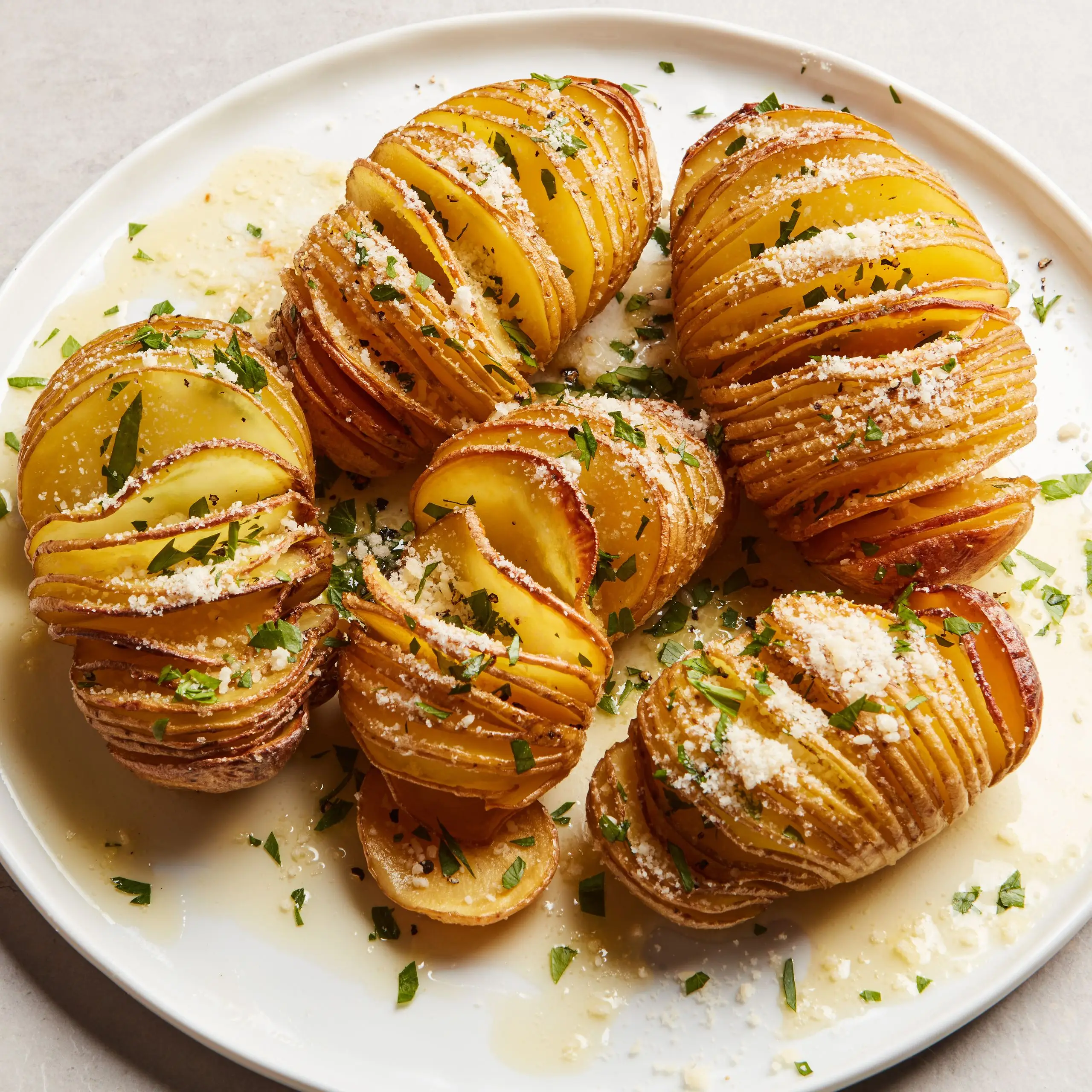 Batatas Hasselback