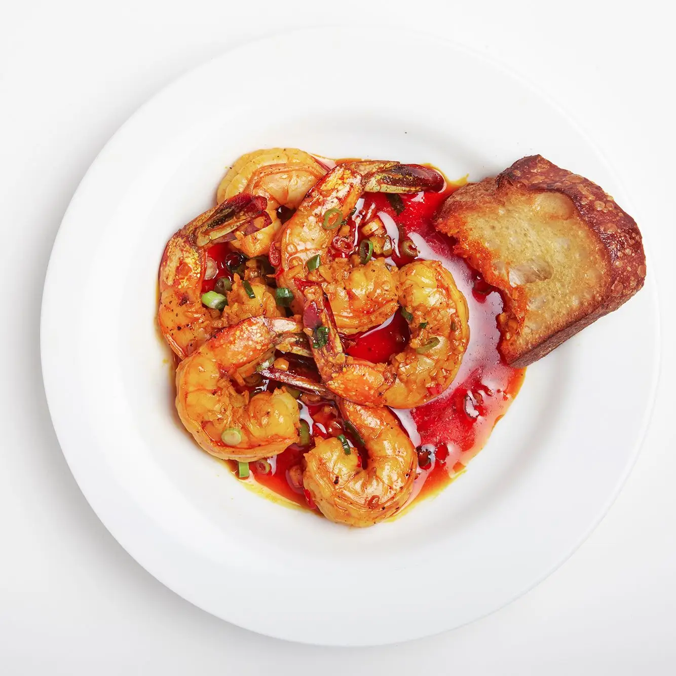 Camarão em óleo achiote