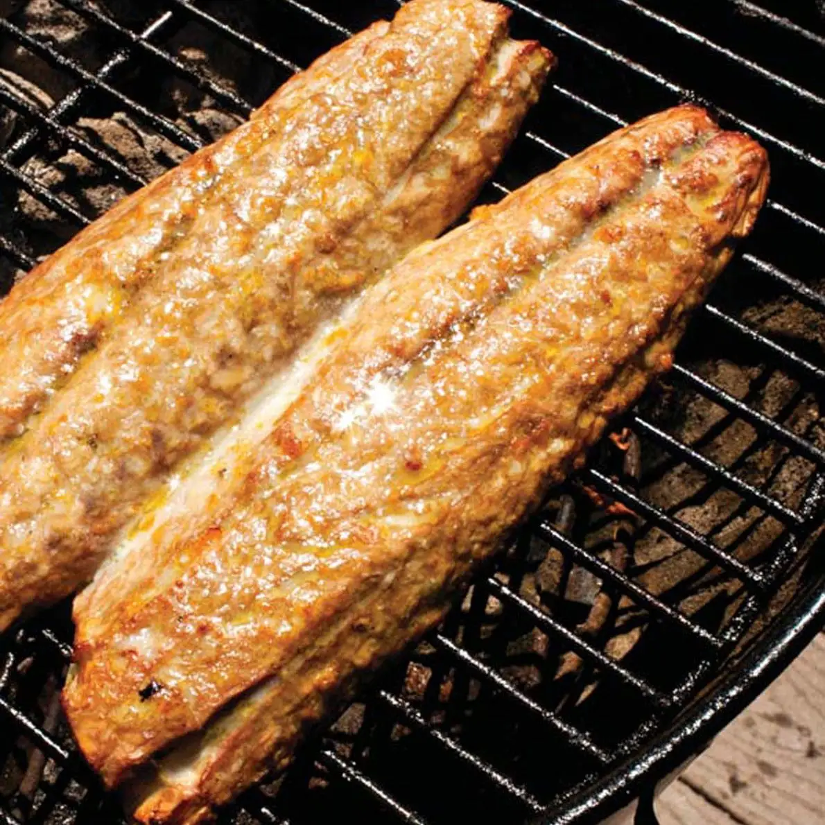 Peixe azul com cheiro de laranja