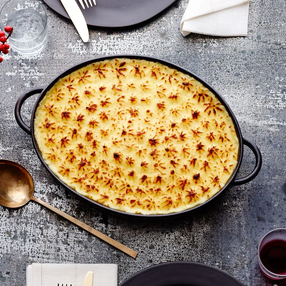 Batatas francesas luxuosas