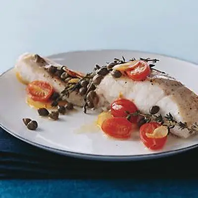 Baixo do mar em Papillote