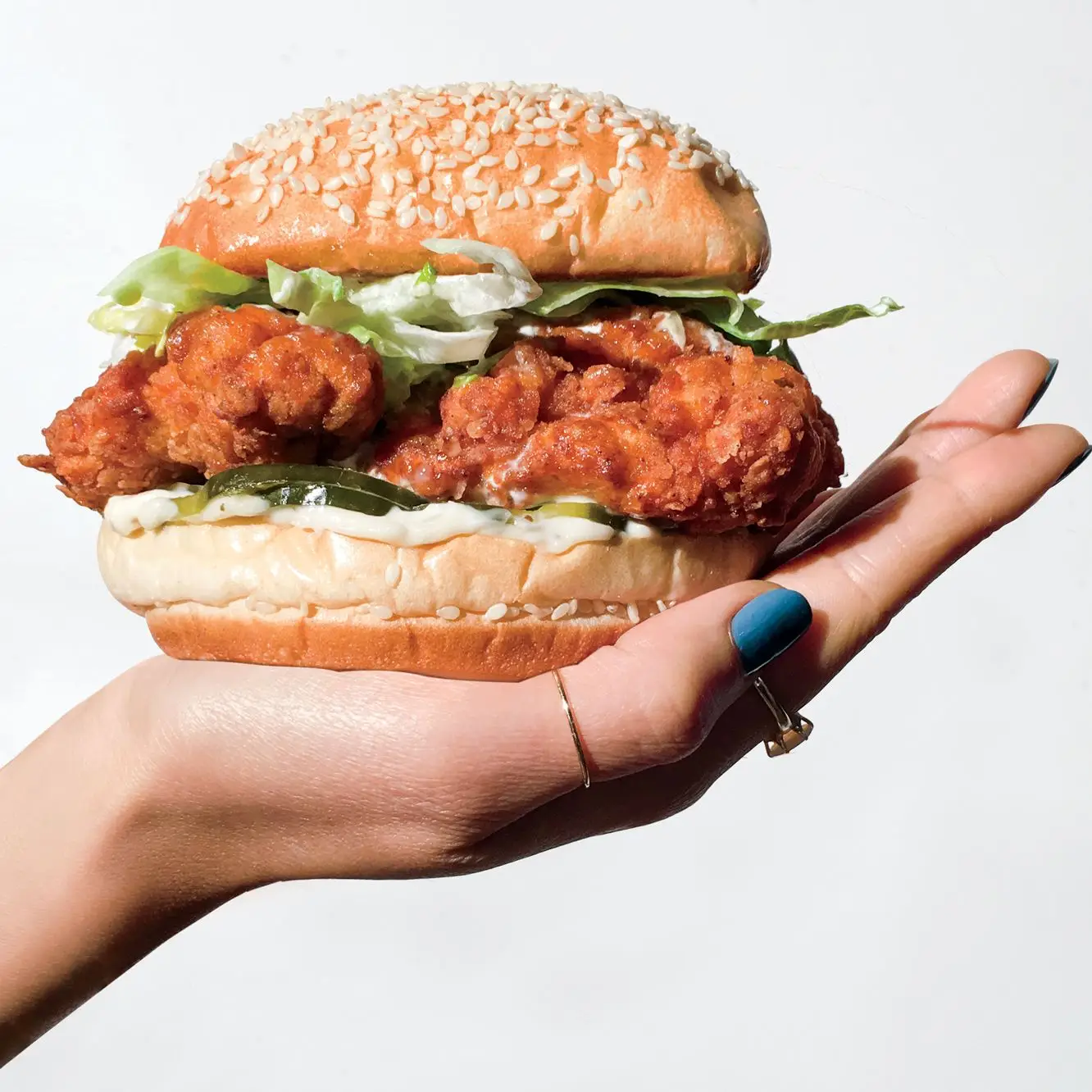 O melhor sanduíche de frango frito de Ba