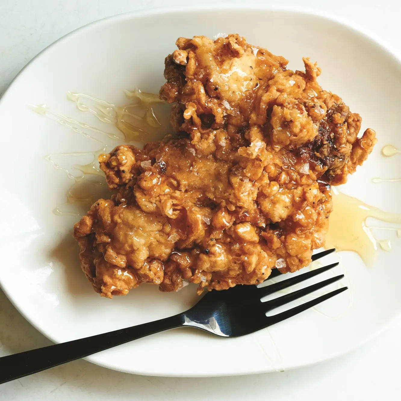 Frango frito da loja de ovos