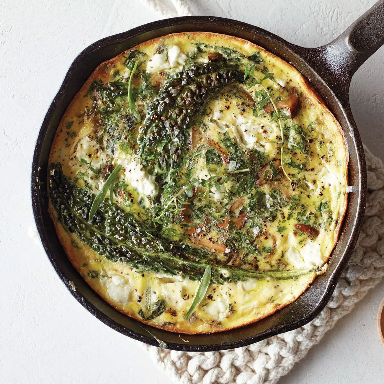Frittata de cogumelos mágicos