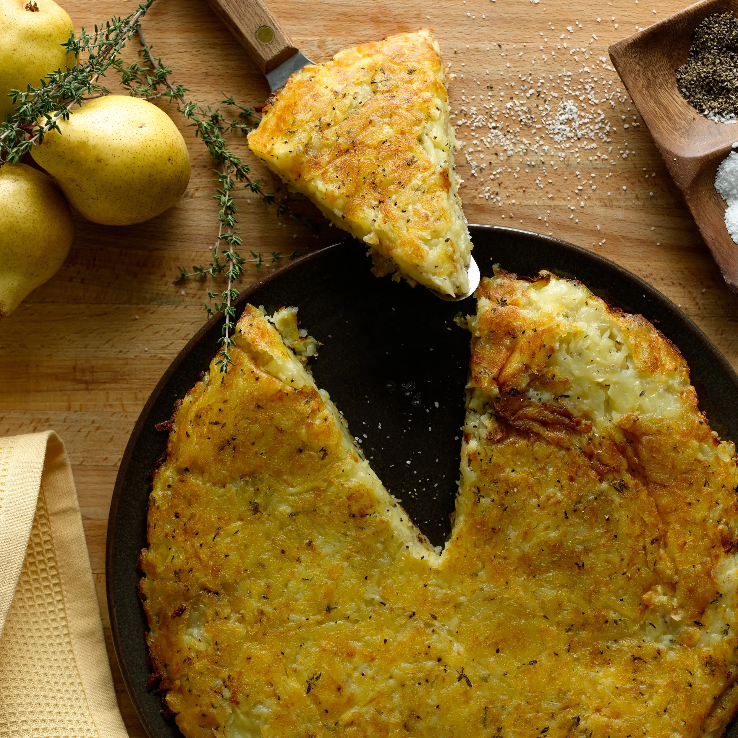 Bolo de batata rösti