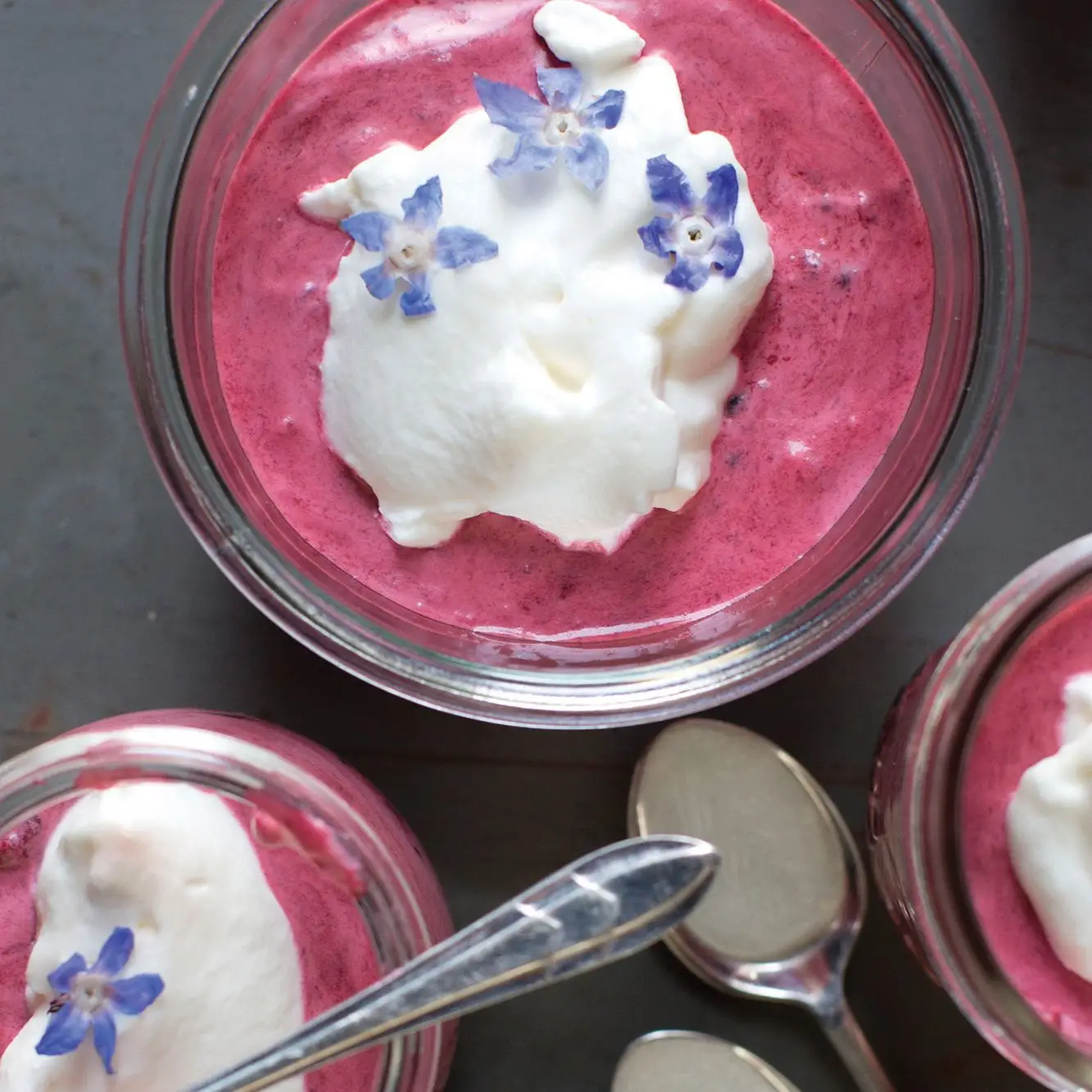 Blackberry Borage Fool