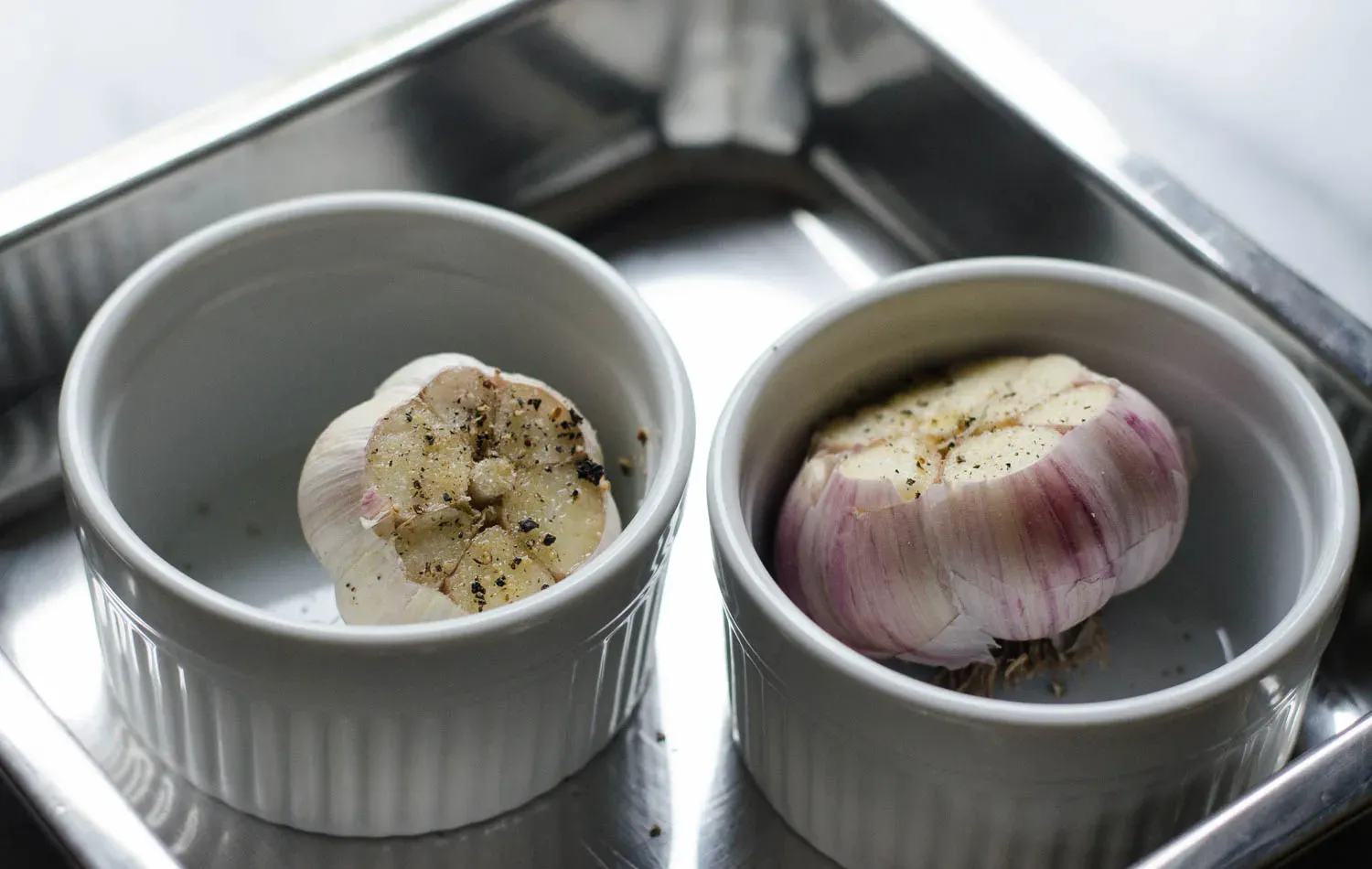 How to Roast Garlic Without Aluminum Foil - Learn how to easily roast garlic without wrapping it in aluminum foil!