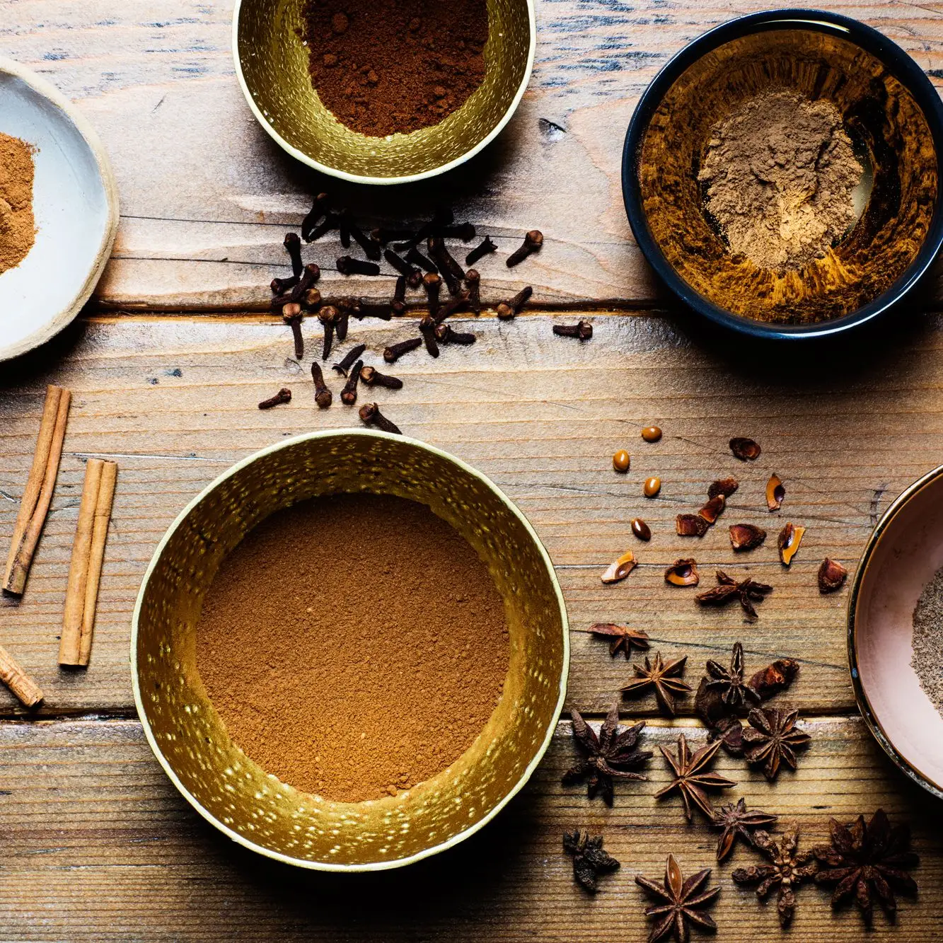 Mistura de especiarias de gengibre (raiz de gengibre)