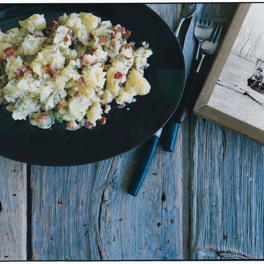 Bacon quebrou batatas