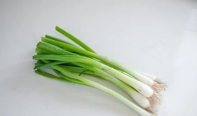 A bunch of green onions.' title='Gluten Free Cheesy Potatoes