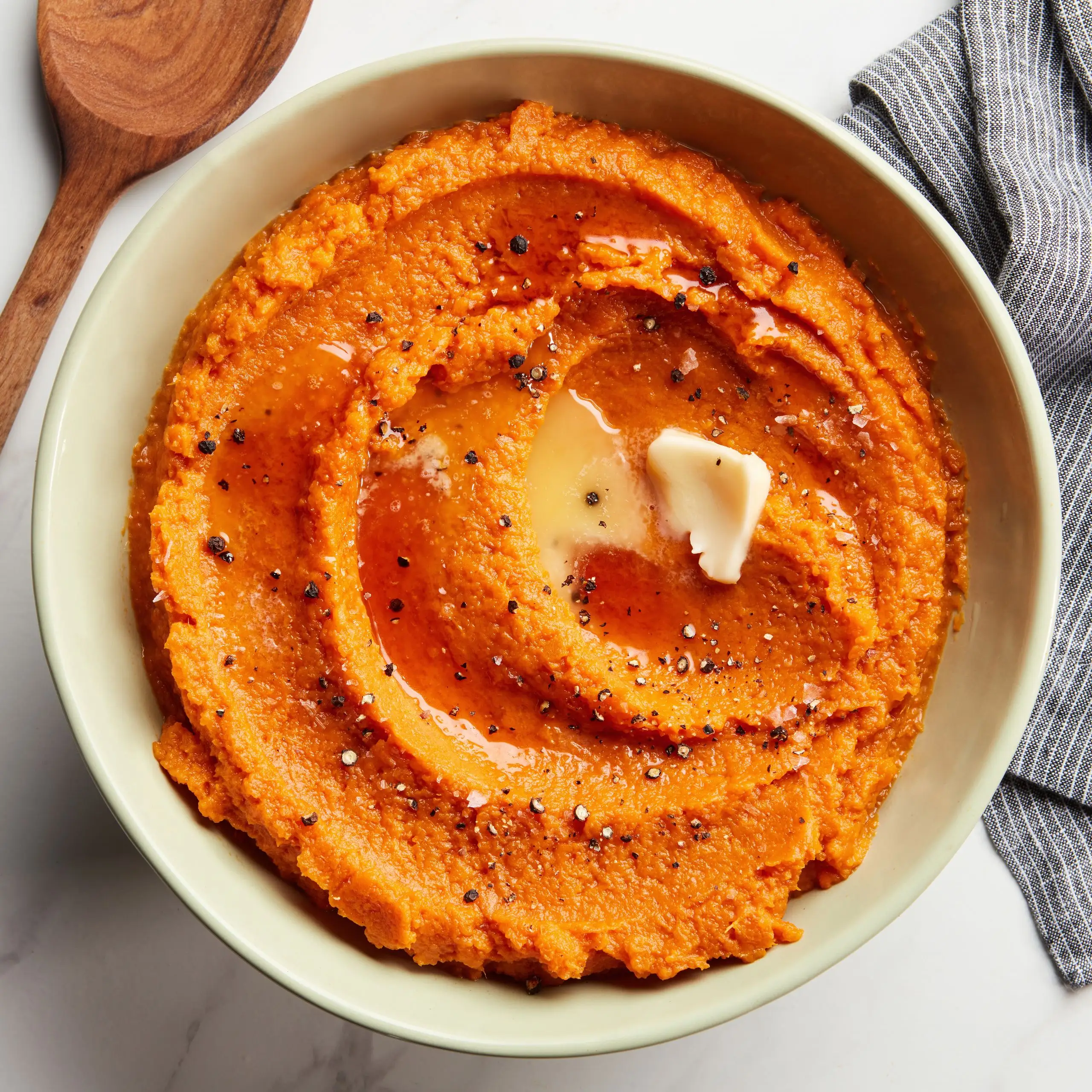 Purê de batata -doce