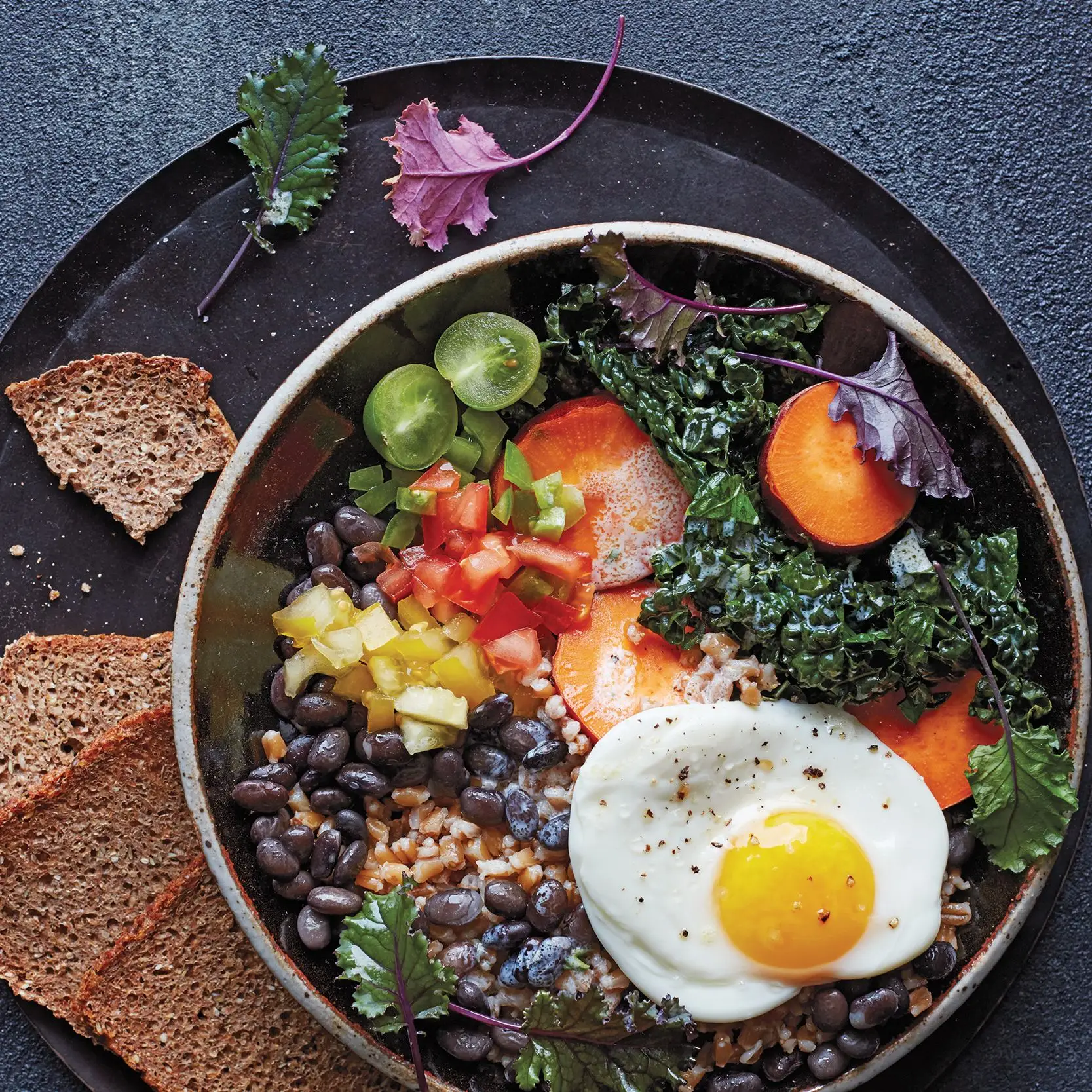 Aqui vem a tigela de café da manhã do sol