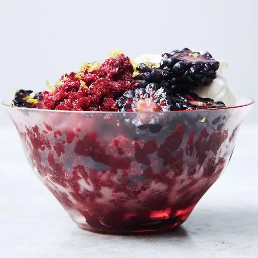 Blackberry Granita