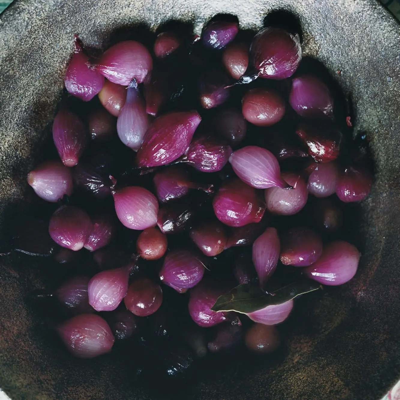 Cebola de pérolas envidraçadas