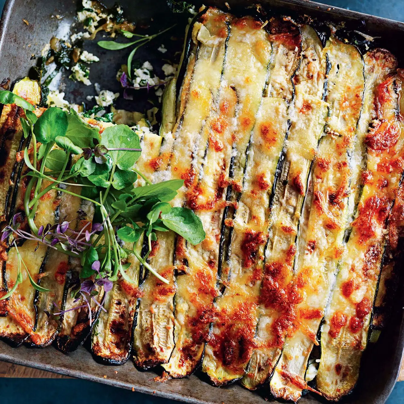 Lasanha de abobrinha assada