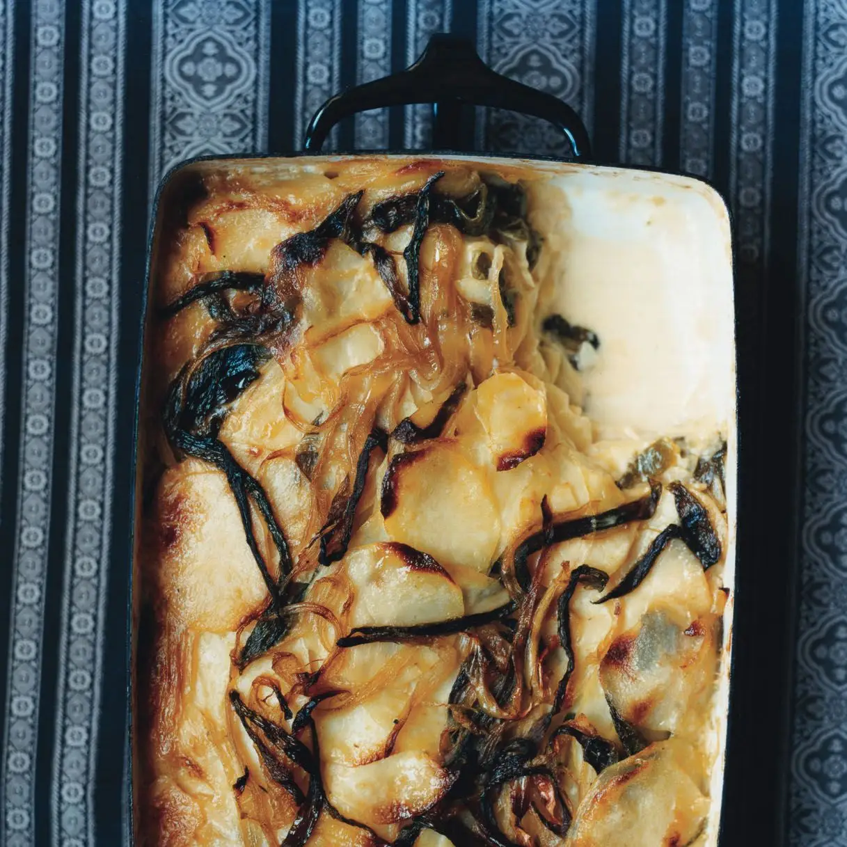 Poblano Gratina de batata