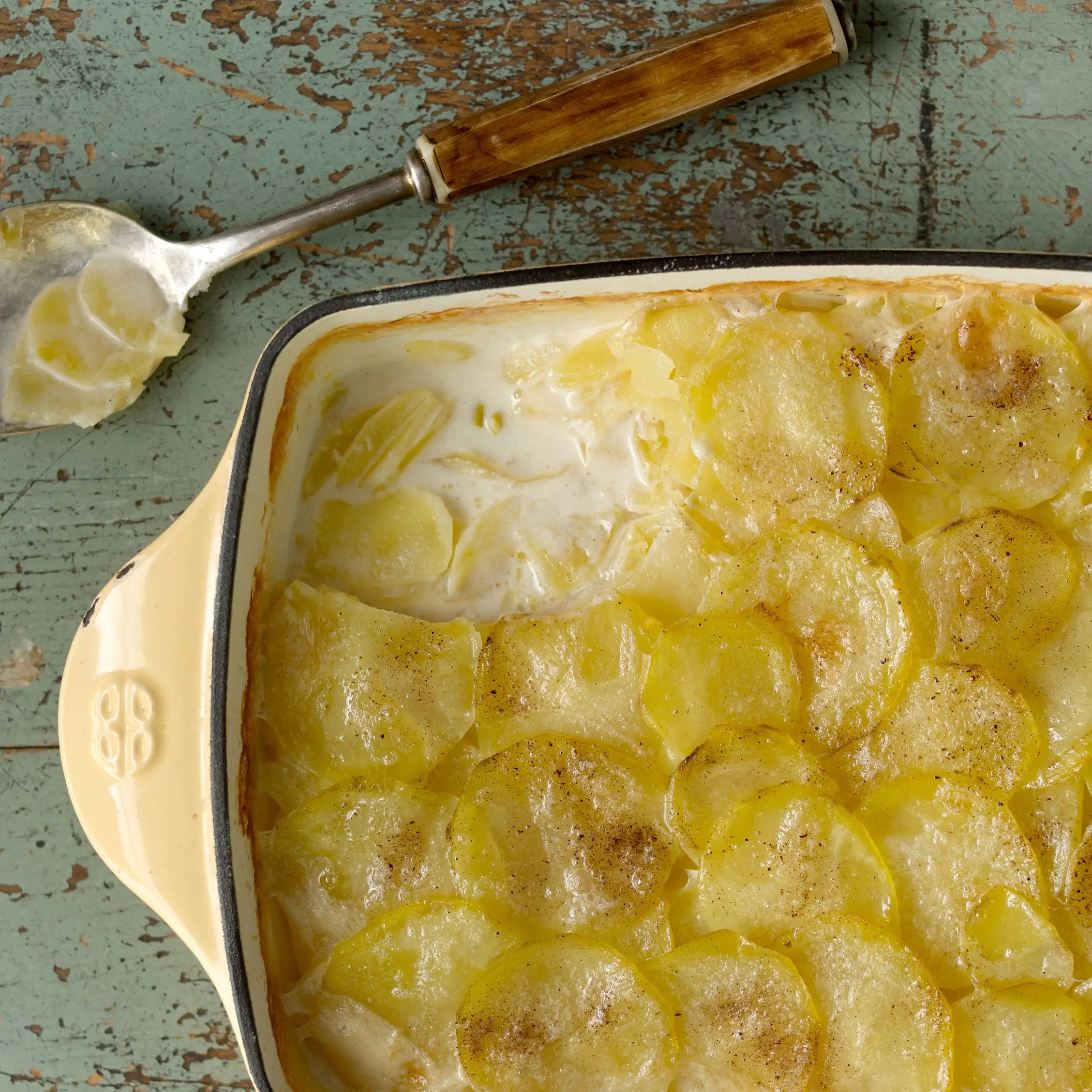 Dauphinoise gratinada (batatas recortadas)